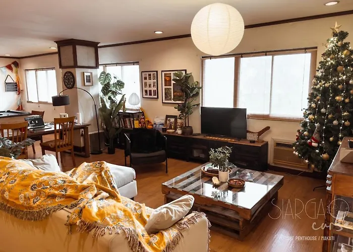 Apartment Hidden Gem - Spacious Penthouse With Siargao Vibe Manila